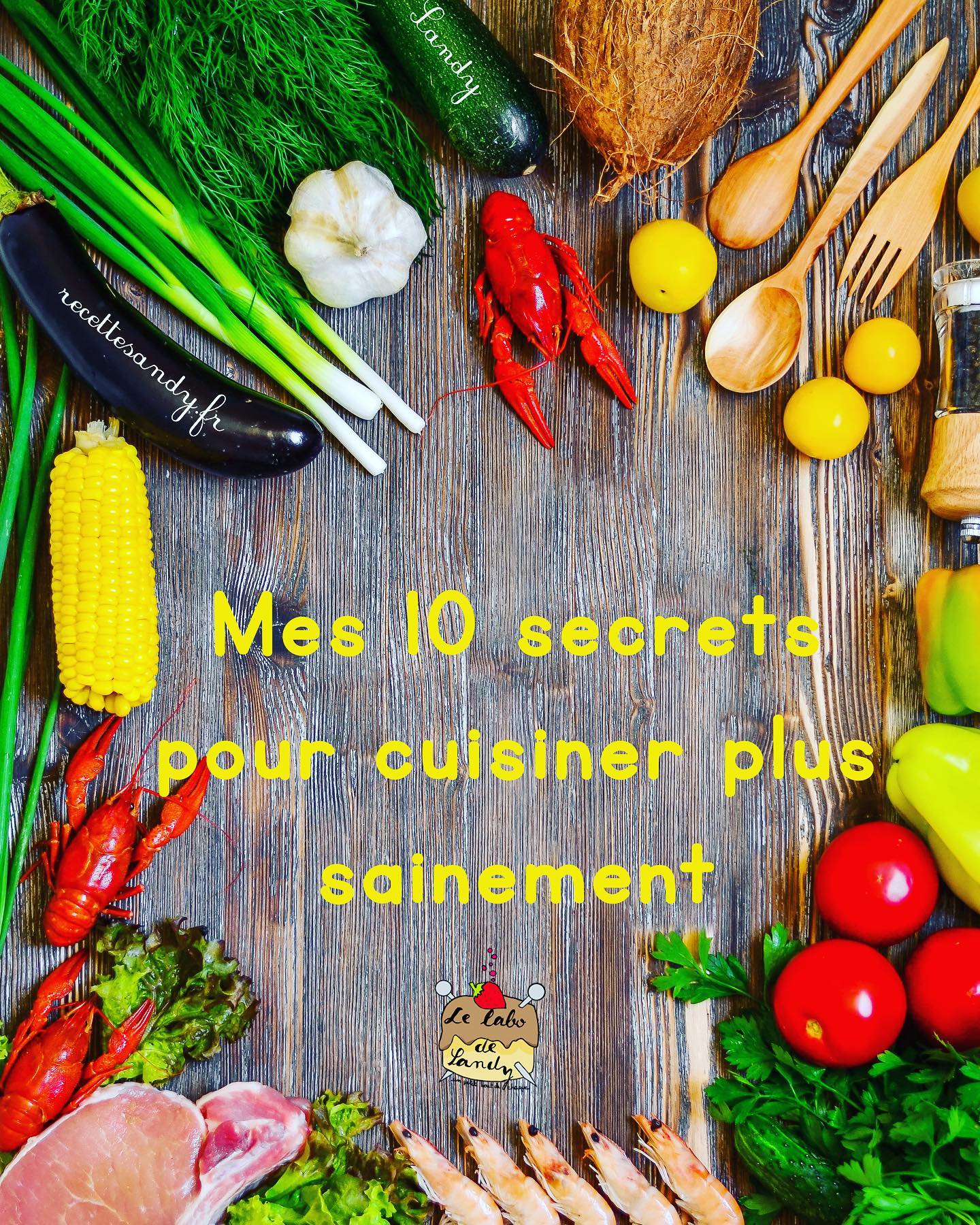 Mon ebook Mes 10 astuces pour cuisiner plus sainement est disponible gratuitement sur mon site liens en bio. #recettesandy #cuisiner #cooking #healthyfood