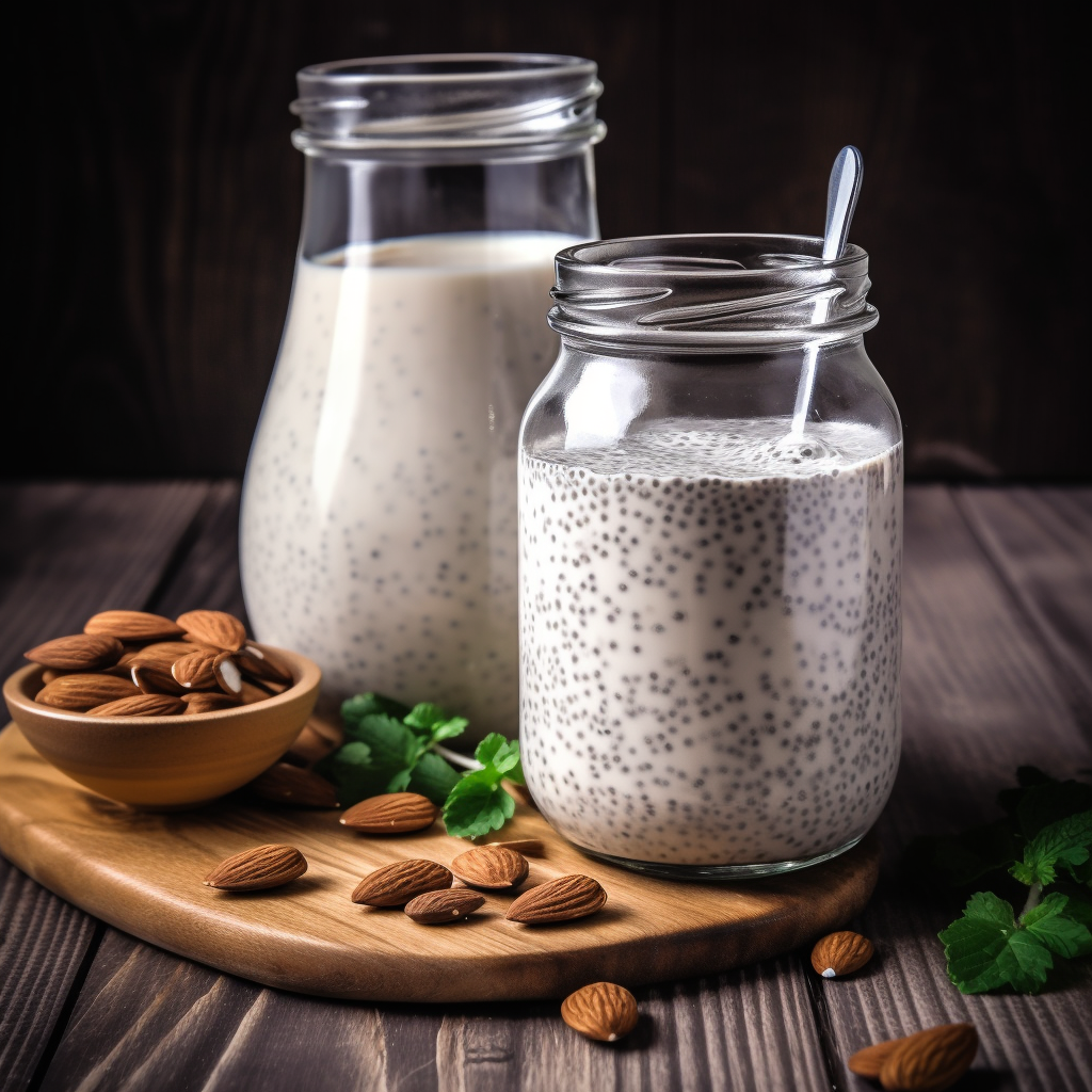 Des desserts simples mais délicieux : lait amande graine de chia